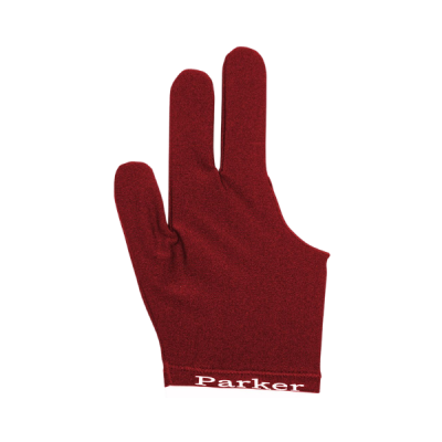 Billard Handschuh J.Parker dunkelrot